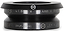 The Native Halo Integrated Stunt Scooter Headset - Black by Native features a minimalist black metal design, engraved measurements (41.8mm x 30.4mm x 8mm and 45 x 45), and logos on both ends—perfect for SCS Setup enthusiasts.