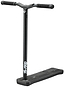 The stylish Blunt Envy TS Pro 6 Indoor Trampoline Stunt Scooter in black is showcased against a white backdrop. With a wide deck and textured grips, it features reinforced handlebars and boasts a modern design with the Blunt Envy logo near the base, ensuring both style and stability for customization.