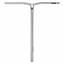 A raw, lightweight scooter handlebar from CORE is displayed against a white background. The T-shaped titanium Apollo V2 bar features a subtle logo near the center joint and "APOLLO" printed on the right side, emphasizing its sleek design among other scooter bars.