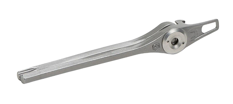 The Ethic Holy Scooter Tool T40 by Ethic is shown against a white background, featuring a spindle hole and an elongated slot on one end.