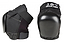 A pair of "187 Killer Pro Knee Skate Protection Pads - Black" with the brand name "187" printed on them. Designed for action sports, they feature durable black shells and adjustable straps to provide secure knee protection against heavy impacts.