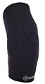 Presenting the 187 Killer Knee Gasket Skate Protection Pads in black: these knee pads feature reinforced stitching and a cushioned circular area for top-notch protection. With an ergonomic design, they include neoprene protection and a subtle logo from the brand 187 on the bottom corner.