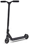 The Union Aero Complete Stunt Scooter in black by Union features a T-bar handle, small wheels, and a textured deck—ideal as a lightweight scooter for beginners. Shown on a plain white background.