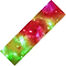 A striking rectangular gaming mouse pad that showcases a vibrant cosmic design with swirling hues of green, red, pink, and yellow. The word "LOGIC" is elegantly printed in white at one end. It features an ultra-grippy finish thanks to the Logic V2 Stunt Scooter Griptape for precision and style in every move.