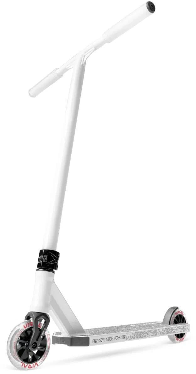 Madd Gear Viral Extreme Complete Stunt Scooter upright view.