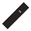 Introducing the CORE Stunt Scooter Griptape - Stamp, a black mat featuring the "CORE" logo in white at one end. This product delivers ultimate grip with its lightly textured surface, reminiscent of yoga mats designed for those eager to enhance their workout experience with dependable support.