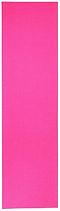 The Enuff 9" Skateboard Griptape in bright pink is fully laid out, covering the image frame. Its slightly textured, smooth surface ensures excellent grip and showcases its durability for any skateboarding session.