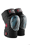 Introducing the GAIN Protection The Shield Pro Knee Skate Pads in Teal and Black. These knee pads, ideal for freestyle scootering, feature a sleek design with adjustable straps and branding labels. They provide superior protection, making them perfect for both skateboarding and construction work.