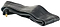 A folded Revvi Electric Bike Replacement Inner Tube - 20", black with a brass valve stem, is shown against a white background.