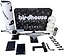 The Birdhouse Skateboard Silver / Black Component Set - 5.5" includes trucks, wheels, bearings, hardware, riser pads, grip tape, and comes in a black box with the Birdhouse logo.