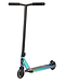 The Invert Supreme 2.5-8-13 Complete Stunt Scooter in Neochrome/Black features a black handlebar, metallic rainbow-colored aluminium deck, and black wheels—perfect for intermediate riders.