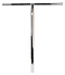 Supremacy Trojan Steel Standard SCS Stunt Scooter T-Bars in chrome, measuring 710mm x 610mm, crafted from durable chromoly, isolated on a white background.