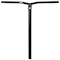 The Union Uniq Bend Steel Oversized HIC Stunt Scooter Bar in black (620mm x 600mm) features a T-shaped design, "Union" branding at the top, and a small star-like logo below the junction. Made from durable Chromoly Steel. Plain white background.