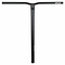 The CORE Apollo V2 Titanium Oversized HIC stunt scooter bars in black feature a T-shaped design with a sleek matte finish. The word "Apollo" is elegantly printed in white near the top, providing durability and style for any rider. Measuring 680mm by 630mm, these premium titanium bars deliver both functionality and a fashionable edge.