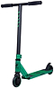 The Panda Cub Complete Stunt Scooter - Green by Panda features a T-bar handle, solid wheels, and a sturdy deck—ideal for junior riders eager to master new tricks and stunts.