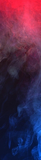 The vertical image showcases colorful smoke blending like Legacy Smoke Stunt Scooter Griptape - Pink/Blue, with vivid red hues transitioning into dark tones at the top and deep blue at the bottom, creating an abstract effect reminiscent of Legacy's ethereal design.