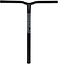 Black Legacy Ventus Steel Standard IHC Stunt Scooter Bars in a T-shape, featuring a geometric logo graphic on the vertical stem.
