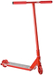 The Aztek Architect 2 Complete Stunt Scooter in Cardinal Red is an entry-level street scooter with a T-shaped handlebar, two small wheels, and a textured deck, designed for tricks and featuring a sleek, minimal look.
