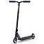 The Invert Supreme Journey 2.5 Jamie Hull Stunt Scooter in Chameleon/Raw is a durable stunt scooter designed for intermediate riders, featuring a wide handlebar with blue grips and two small wheels. The deck offers a textured surface for optimal grip, while the metallic blue front fork adds strength and style.