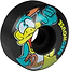 The Birdhouse Duck Jones 52mm 99A skateboard wheel in black features Super High Rebound urethane, a cartoon duck design, and the word “BIRDHOUSE” in yellow and blue lettering.