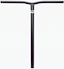 The Legacy Steeltanium Chromo Lite Oversized HIC/SCS Stunt Scooter Bars in black (680mm x 610mm) feature a durable chromoly steel T-shape, matte finish, and a white crown logo near the top center. Compatible with HIC/SCS setups.