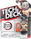 The Tech Deck 96mm M04 Primitive x Demon Slayer Fingerboard—Inosuke Hashibira edition—comes in packaging featuring the “Demon Slayer” theme and showcases the character Inosuke Hashibira. This collectible set from Tech Deck includes a 96mm fingerboard, a tool, and a logo sticker, making it ideal for skateboard collectibles enthusiasts. Warning labels are displayed prominently on the front of the packaging.