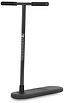 A Legacy Rebound Indoor Trampoline Scooter - Electro Black by Legacy, featuring a T-bar handle and a wide, flat deck for indoor use, is displayed against a white background.