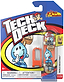 Tech Deck 96mm M61 Fingerboard featuring a blue water droplet graphic, packaged with a small orange plastic tool on a branded backing card.