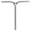 The Union Classic Aluminium Oversized IHC Stunt Scooter Bar - Raw 600mm x 560mm by Union is a silver, lightweight T-shaped bar made from durable aluminium, shown against a plain white background.