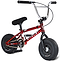 The Wildcat OG 3A Mini BMX Bike - Royal Red Bull features a small red and chrome frame with "Wildcat" in white, thick PRO Street 65PSI tires, black pedals and seat, and silver wide chromoly steel handlebars.