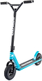 The Osprey Complete Dirt Scooter - Blue features large rugged pneumatic wheels, a wide foot deck, and Osprey branding on the handlebar. It is shown at an angle against a white background.
