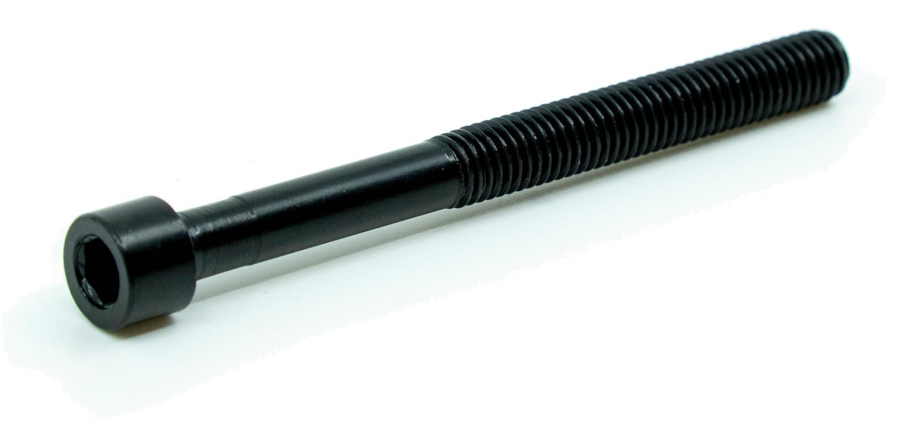 A CORE CD1 Replacement Bar Bolt by CORE, featuring a black finish and a partially threaded high tensile steel shank with a hex socket head, is displayed on a white background.