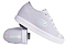 A pair of Heelys Classic Em Girls Shoes in silver, white, and grey; one stands upright while the other lies on its side, displaying a retractable wheel with ABEC 3 bearings. Features metallic details, mesh upper, and a circular logo on the side.