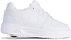 The Heelys Kama Girls Shoes in White feature low-profile concealed wheels, classic court-style design, and the Heelys logo on the side and sole—ideal for walking or rolling in style.