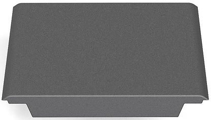 The CORE Mini Funbox Connector by CORE is a rectangular, flat dark gray cover with raised edges—perfect for ramp setups—shown on a white background.
