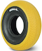 The Wildcat Original Pro 10" Mini BMX Tyre Dog Toy features a gum yellow honeycomb pattern, black ring with "ORIGINALE" label, and is designed by Wildcat for chewing durability.
