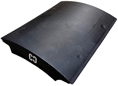 The CORE Mini Wave Bridge Connector features a black, curved rectangular design with a textured surface and a white "C3" logo on the short end, shown isolated on a white background.