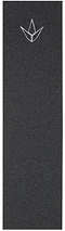The Blunt Envy High Grit Stunt Scooter Griptape - Tri-Logo is black with a small white geometric logo at the top center, resembling an angular shield similar to designs on Blunt Envy stunt scooter griptape.
