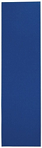 A plain blue rectangular mat, known for excellent grip and durability, is laid flat against a white background. Modeled on Enuff 9" Skateboard Griptape - Blue by the brand Enuff.