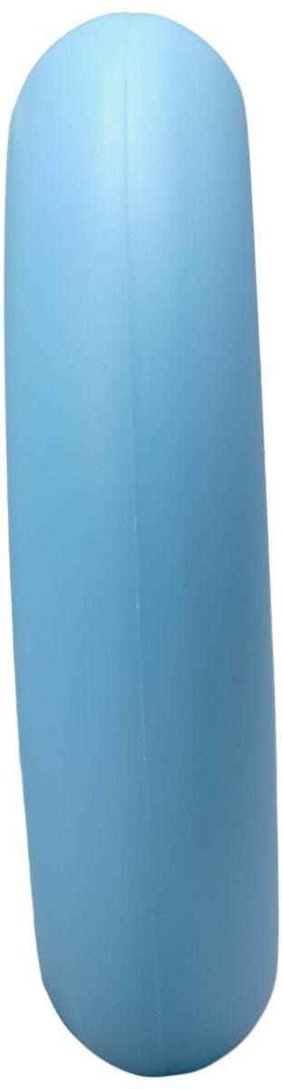 A long, cylindrical object with a smooth surface stands vertically against a white background, echoing the sleek design of the Lucky Lunar 110mm Stunt Scooter Wheel - Cloverfield from the Lucky brand.