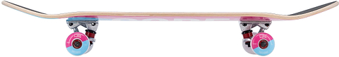 CORE C2 Pink / Blue Split Complete Skateboard - 7.75″ x 31″ with a split pink and blue underside and matching pink and blue wheels.