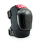 A black pair of CORE Pro Park Knee Skate Protection Pads featuring a hard shell cover and adjustable straps, ideal for skatepark riders. The product prominently displays the "CORE" brand name in striking red and white on the upper part, alongside a distinctive "C3" logo on the shell, offering dynamic size system customization for an optimal fit.