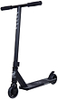 The Panda Cub Complete Stunt Scooter - Black by Panda is designed for young riders, featuring a T-shaped handlebar, small wheels, and a non-slip deck, shown at an angle on a white background.