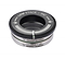 The Blunt Envy Low Stack IHC Integrated Stunt Scooter Headset in black and silver is perfect for Blunt Envy Stunt Scooters. The top section features engraved text on a sleek black surface, while the bottom shines in metallic silver and includes sealed bearings for a smooth ride.
