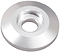 Introducing the Dial 911 HIC Scooter Compression Top Cap - M8, a lightweight aluminium washer featuring a metallic, round design with a central hole and slightly beveled edges. Its polished surface reflects light efficiently, making it perfect for enhancing scooter compression systems.
