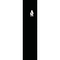 A small white bear in a suit stands centered on a tall, narrow black strip, resembling the Figz Collection XL Pro Stunt Scooter Griptape - Polar Bear by Figz; the surrounding area is plain white.