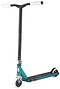 The Lucky Prospect 2025 Complete Stunt Scooter - Daydream is a sleek black and teal scooter with a black T-bar featuring white grips, a sturdy non-slip deck, and two white wheels, ideal for stunts. Lightweight and perfect for those ready to elevate their skills.