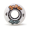 A white skateboard wheel is showcased with "Super Softie" prominently featured in bold orange and blue letters. Created by Enuff, the Enuff Super Softie 53mm 85A model provides an ultra-smooth ride for enthusiasts in search of premium skateboard wheels.