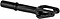 The Ethic DTC Merrow V3 8/12STD IHC Stunt Scooter Fork in black is a lightweight metal fork featuring a cylindrical tube and open pronged design with bolt, ideal for stunt scooters.