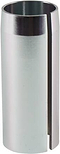 This 80mm cylindrical stainless steel sleeve with a shiny finish and a vertical slit running from top to bottom is most likely the Universal Scooter IHC Compression Shim, known for its smooth surface.